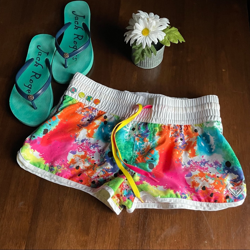 Roxy Multicolored Shorts Size 3